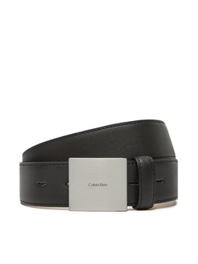 Calvin Klein Pasek Męski Calvin Klein Plaque Buckle 35Mm LV04D7013G Czarny