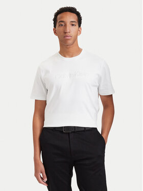 Calvin Klein Calvin Klein Camiseta Interlock LV04LH804G Blanco Regular Fit