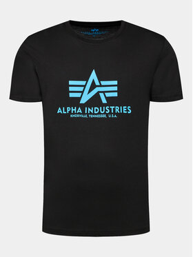 Alpha Industries Alpha Industries Marškinėliai Basic 100501 Juoda Regular Fit