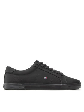 Tommy Hilfiger Πάνινα παπούτσια Tommy Hilfiger Harlow 1D FM0FM00596 Μαύρο