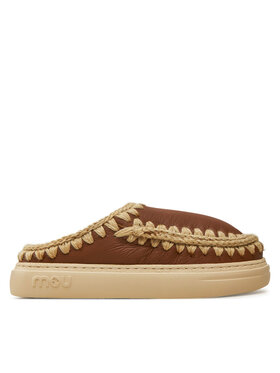 Mou Pantuflas Mou Eskimo Bold Clog FW411010B Marrón