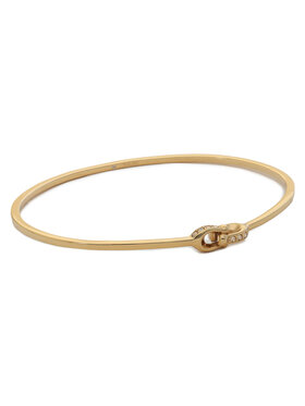 Coach Náramek Coach Interlock Pave C Bangle Bracelet 37440615GLD710 Zlatá