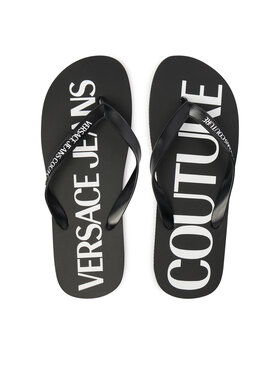 Versace Jeans Couture В'єтнамки Versace Jeans Couture 80YA3SQ7 ZSS81 Чорний