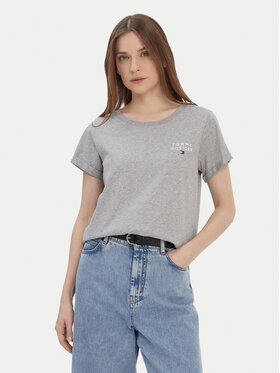 Tommy Hilfiger Tommy Hilfiger Marškinėliai UW0UW04525 Pilka Regular Fit