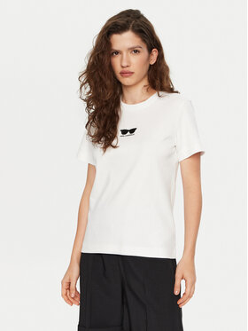 KARL LAGERFELD KARL LAGERFELD Camiseta A1W17021 Blanco Regular Fit