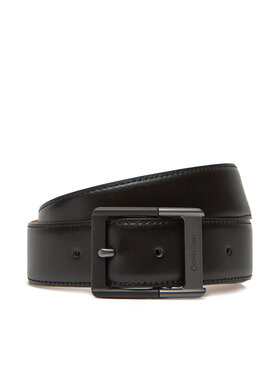 Calvin Klein Pánsky opasok Calvin Klein Classic Buckle Belt 38Mm LV04D7012G Čierna