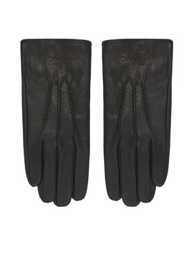 Calvin Klein Vīriešu cimdi Calvin Klein Classic LV04D8034G Melns