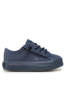 Big Star Shoes Plátenky Big Star Shoes LL374024 Tmavomodrá