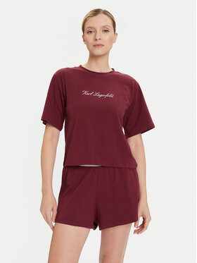 KARL LAGERFELD KARL LAGERFELD Pijama A4W45012 Guinda/burdeos Regular Fit