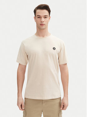 INDICODE INDICODE Футболка Carlsin 41-121 Бежевий Regular Fit