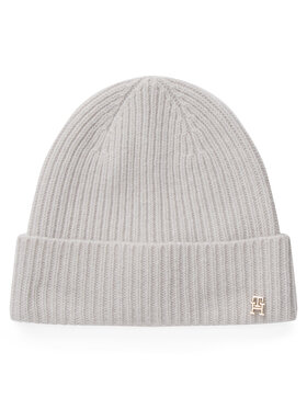 Tommy Hilfiger Čiapka Tommy Hilfiger Th Cashmere AW0AW17772 Sivá