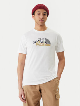 The North Face The North Face Camiseta Mountain Line NF0A8GUX Blanco Regular Fit