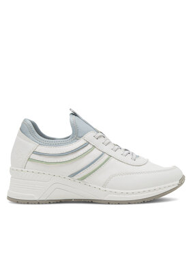 Rieker Sneakersy Rieker N4381-80 Bílá