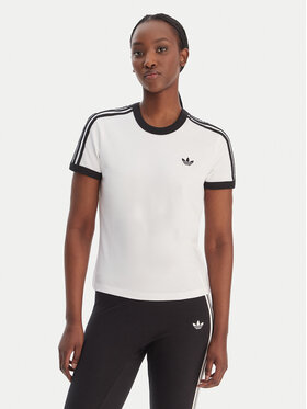 adidas adidas Футболка 3-Stripes KD3683 Білий Slim Fit