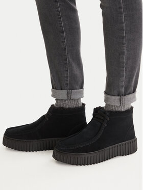 Clarks Черевики Clarks Torhill Moss 26182916 Чорний