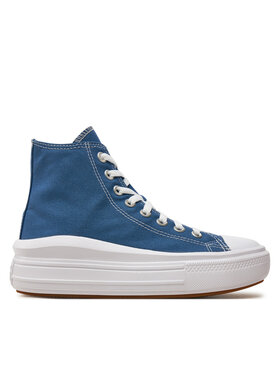 Converse Plátěnky Converse Chuck Taylor All Star Move Platform A09395C Modrá
