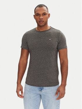 Tommy Jeans Tommy Jeans T-shirt Jaspe DM0DM09586 Siva Slim Fit