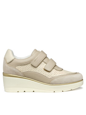 Geox Sneakersy Geox D Ilde D55RAA 05422 C1SH6 Beżowy