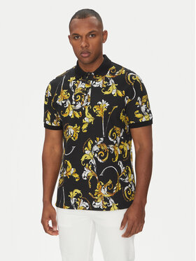 Versace Jeans Couture Versace Jeans Couture Поло 78GAG6S0 Чорний Regular Fit