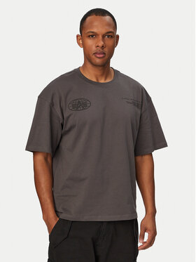 Alpha Industries Alpha Industries Camiseta World Logo 258514 Gris Regular Fit