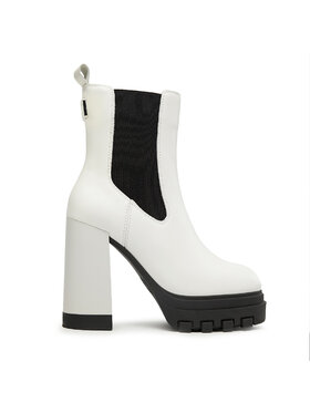 Tommy Jeans Členková obuv Tommy Jeans Tjw High Heel Chelsea EN0EN02306 Biela