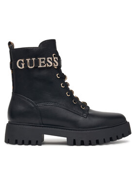 Guess Trapery Guess FLFFIC ELE10 Czarny