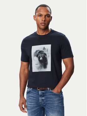 BOSS BOSS Camiseta 50571288 Azul marino Regular Fit