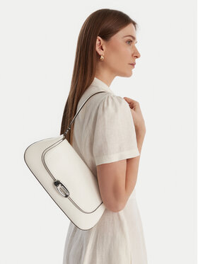 Calvin Klein Geantă Calvin Klein Hardware Flap Shoulder Bag LV04F3146G Alb