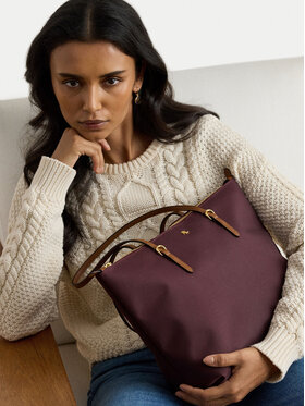 LAUREN RALPH LAUREN Handtasche LAUREN RALPH LAUREN 431916737045 Dunkelrot