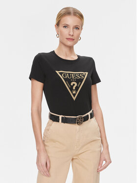 Guess Guess Majica W4RI69 J1314 Črna Regular Fit