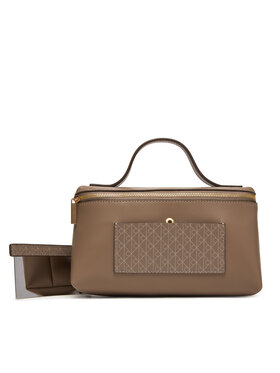 Calvin Klein Kosmetiktasche Calvin Klein Emblem Aop Beauty Case Giftset LV04F1102G Braun