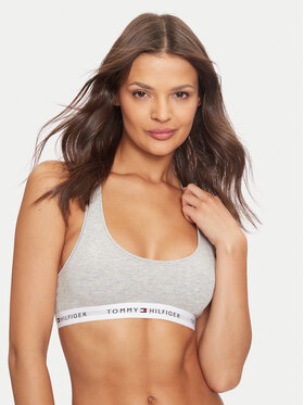Tommy Hilfiger Tommy Hilfiger Top grudnjak Unlined UW0UW03820 Siva