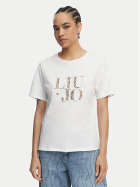 Liu Jo Liu Jo Camiseta WA6489 JS923 Blanco Regular Fit