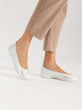 Caprice Балеринки Caprice 9-22153-42 Бял