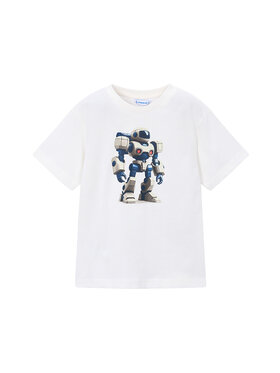 Mayoral Mayoral Camiseta 3066 Blanco Regular Fit