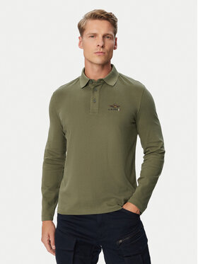 Aeronautica Militare Aeronautica Militare Polo 262PO1947UJ00703 Verde oscuro Regular Fit