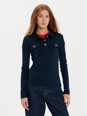 Tommy Hilfiger Tommy Hilfiger Poloshirt WW0WW45308 Dunkelblau Slim Fit
