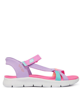 Skechers Босоніжки Skechers Slip-Ins: Go Walk Flex Sandal - Lots Of Sol 303028L/MLT Фіолетовий