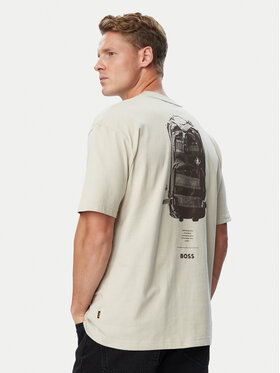 BOSS BOSS Camiseta Te Tools 50571290 Beis Regular Fit