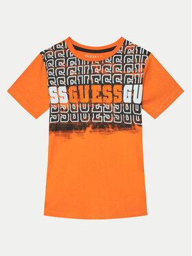 Guess Guess Футболка L5RI23 K8HM4 Оранжевий Regular Fit