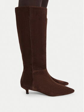 LAUREN RALPH LAUREN Kozačky LAUREN RALPH LAUREN Frncsa Tl Hl Bo Tal 802P15726002 Hnědá