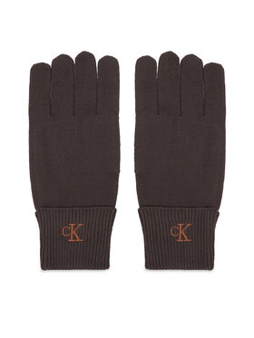 Calvin Klein Dámské rukavice Calvin Klein LV14F8021G Tmavě hnědá