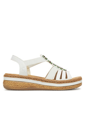 Rieker Sandály Rieker V0920-80 Bílá