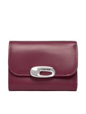 Calvin Klein Portfel Calvin Klein Hardware Trifold With Zip Pocket LV04F1116G Różowy
