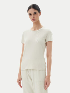 EA7 Emporio Armani EA7 Emporio Armani Majica 7W000133 AF10373 U1112 Bež Regular Fit