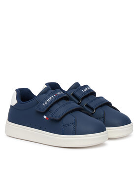 Tommy Hilfiger Sneakers Tommy Hilfiger Low Cut Velcro Sneaker T1X9-35216-1355 M Bleumarin