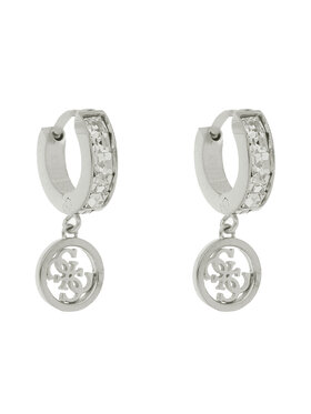 Guess Fülbevaló Guess Huggie Me JUBE03 147JW Ezüst
