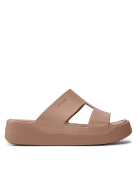 Crocs Шльопанці Crocs Getaway Platform H-Strap 209409 Бежевий