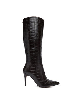 Nine West Kozaki Nine West CEO-SL95027 01 Brązowy ciemny
