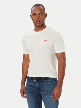 HUGO HUGO Camiseta Dero222 50466158 Crema Regular Fit